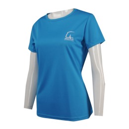 T742 度身訂做女裝圓領T恤 網上訂購女裝圓領T恤  女裝T恤批發商     藍色 T742 度身訂做女裝圓領T恤 網上訂購女裝圓領T恤  女裝T恤批發商     藍色